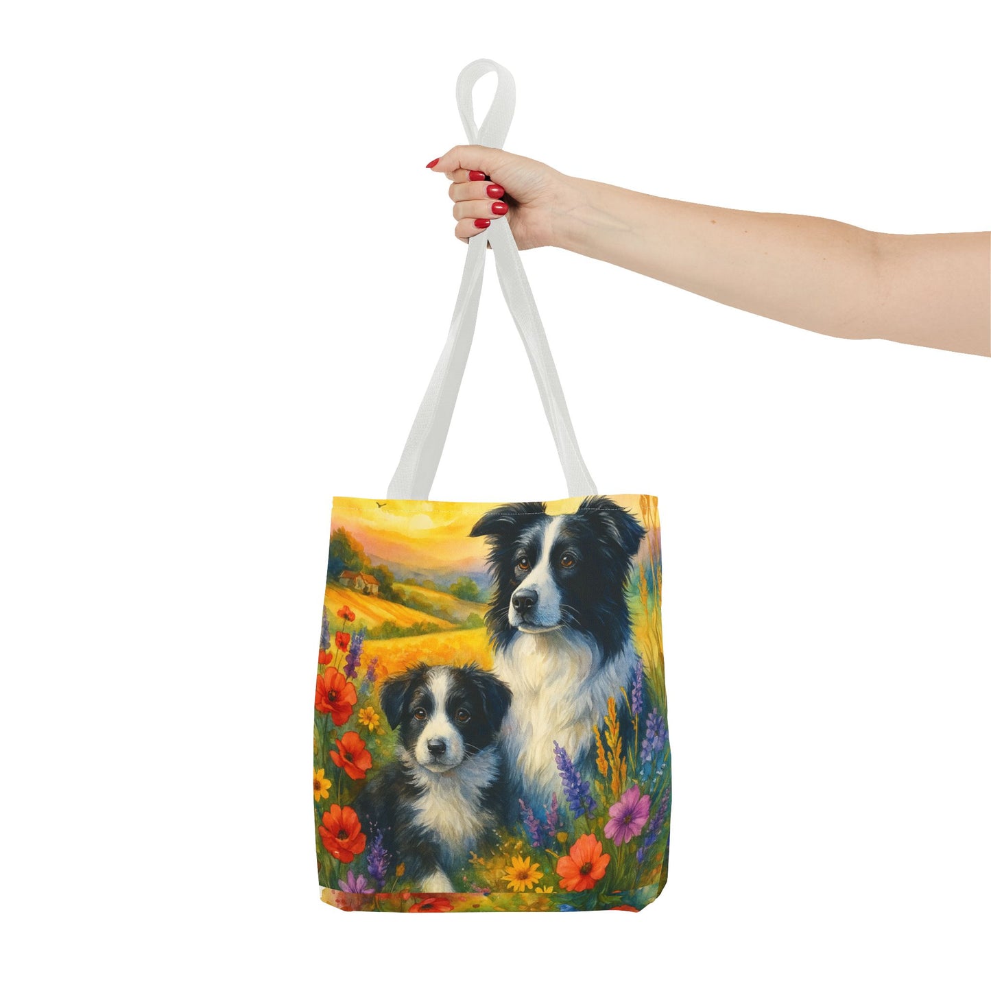 Guardians of the Heart – Border Collie Tote Bag