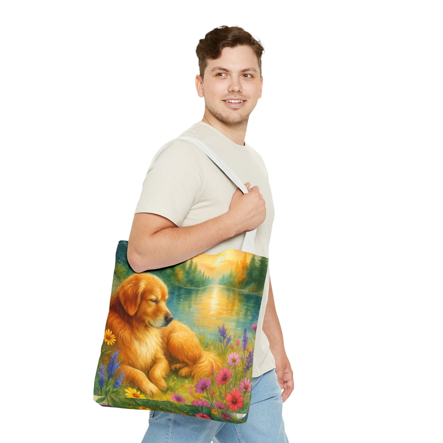 Golden Retriever Tote Bag