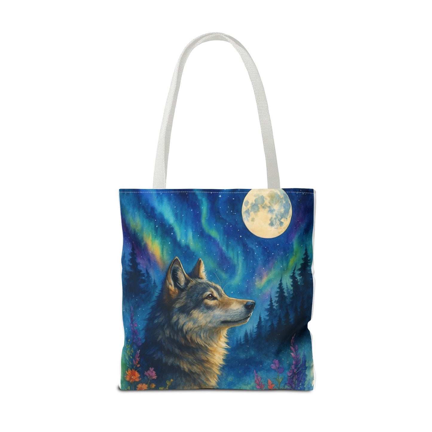 Moonwatcher – Wolf Tote Bag