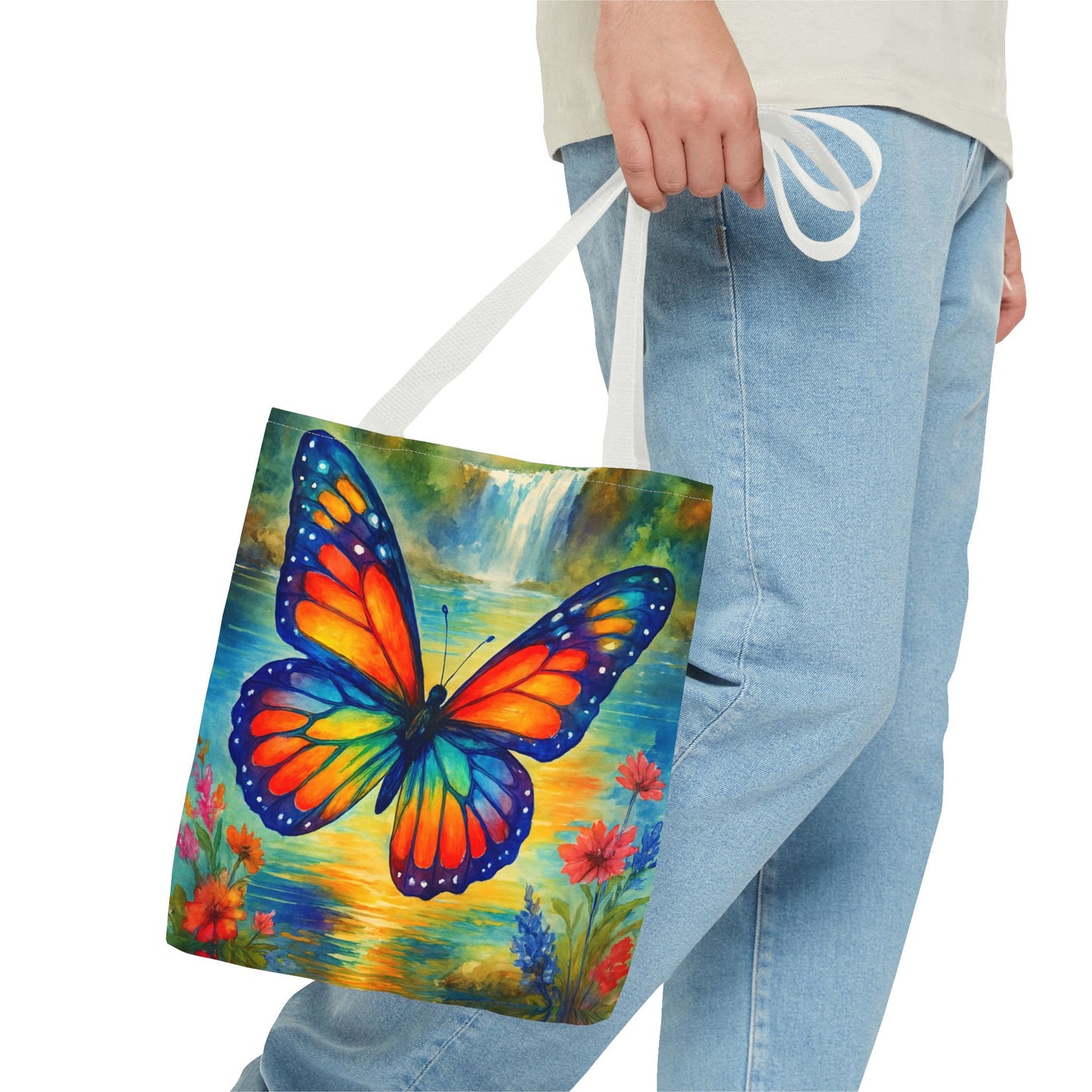 Wings of Light – Butterfly Tote Bag