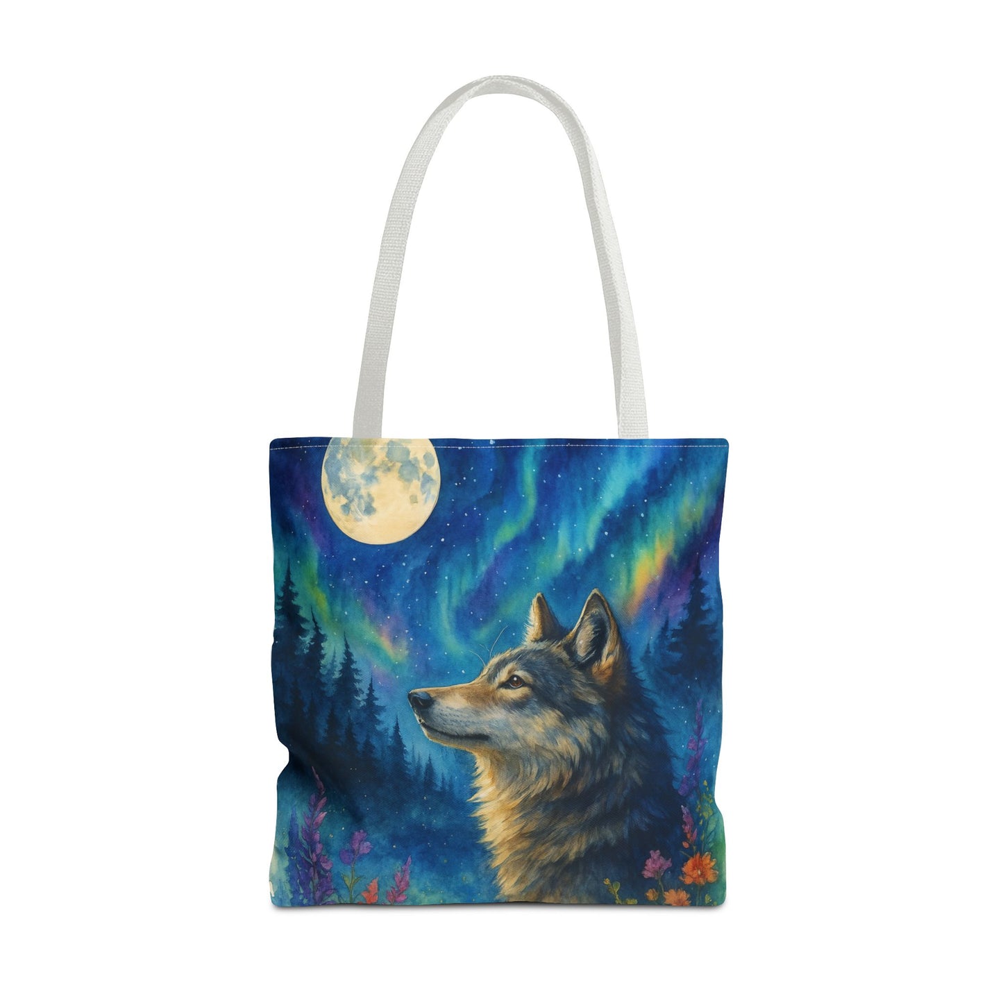 Moonwatcher – Wolf Tote Bag