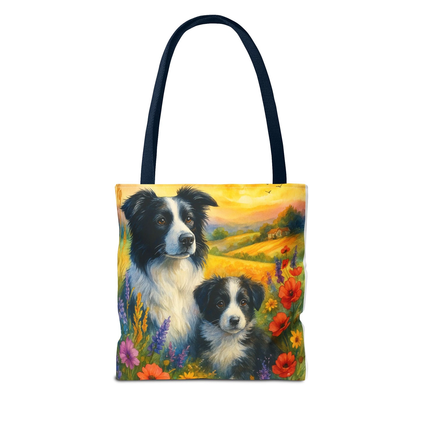 Guardians of the Heart – Border Collie Tote Bag