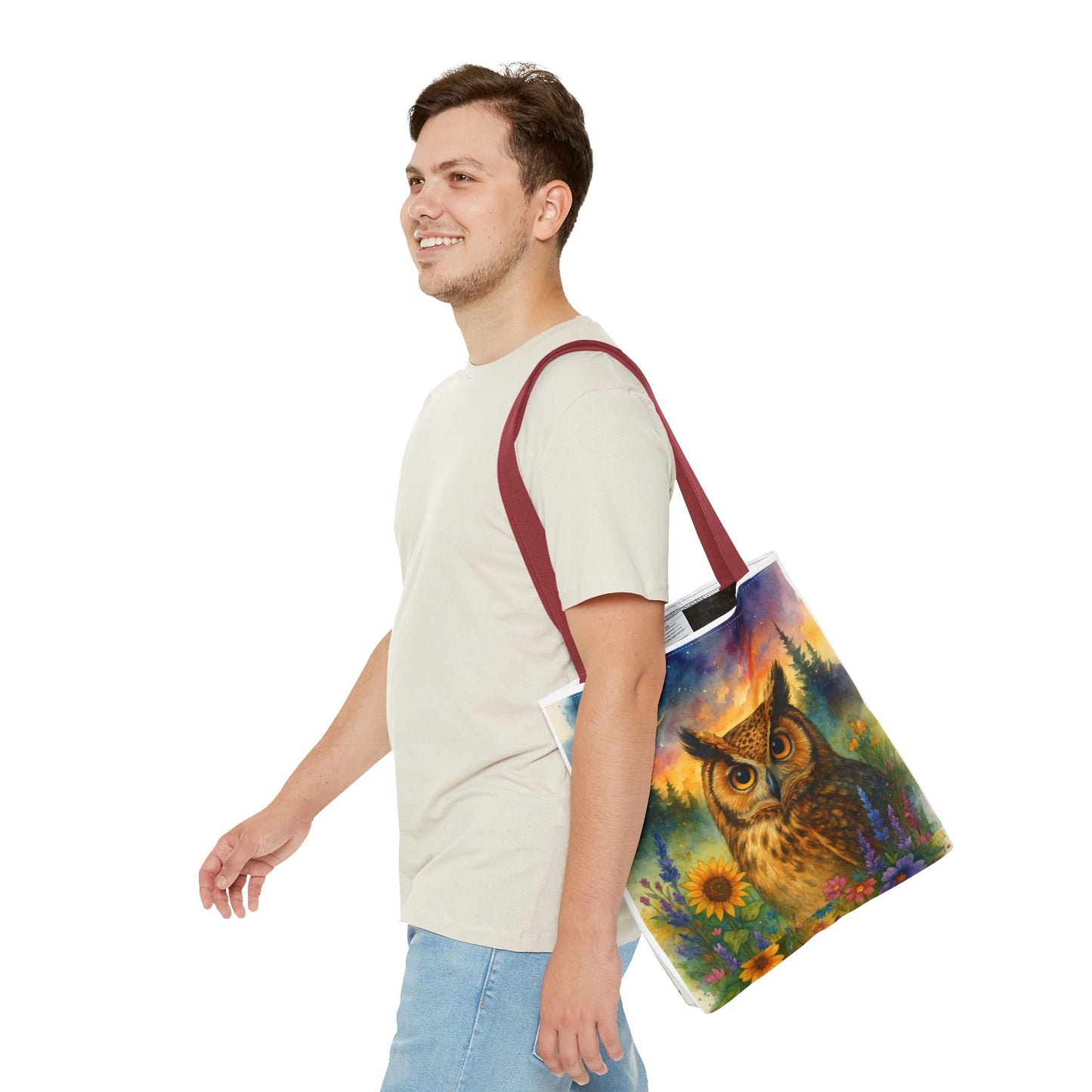 Midnight Wisdom – Owl Tote Bag