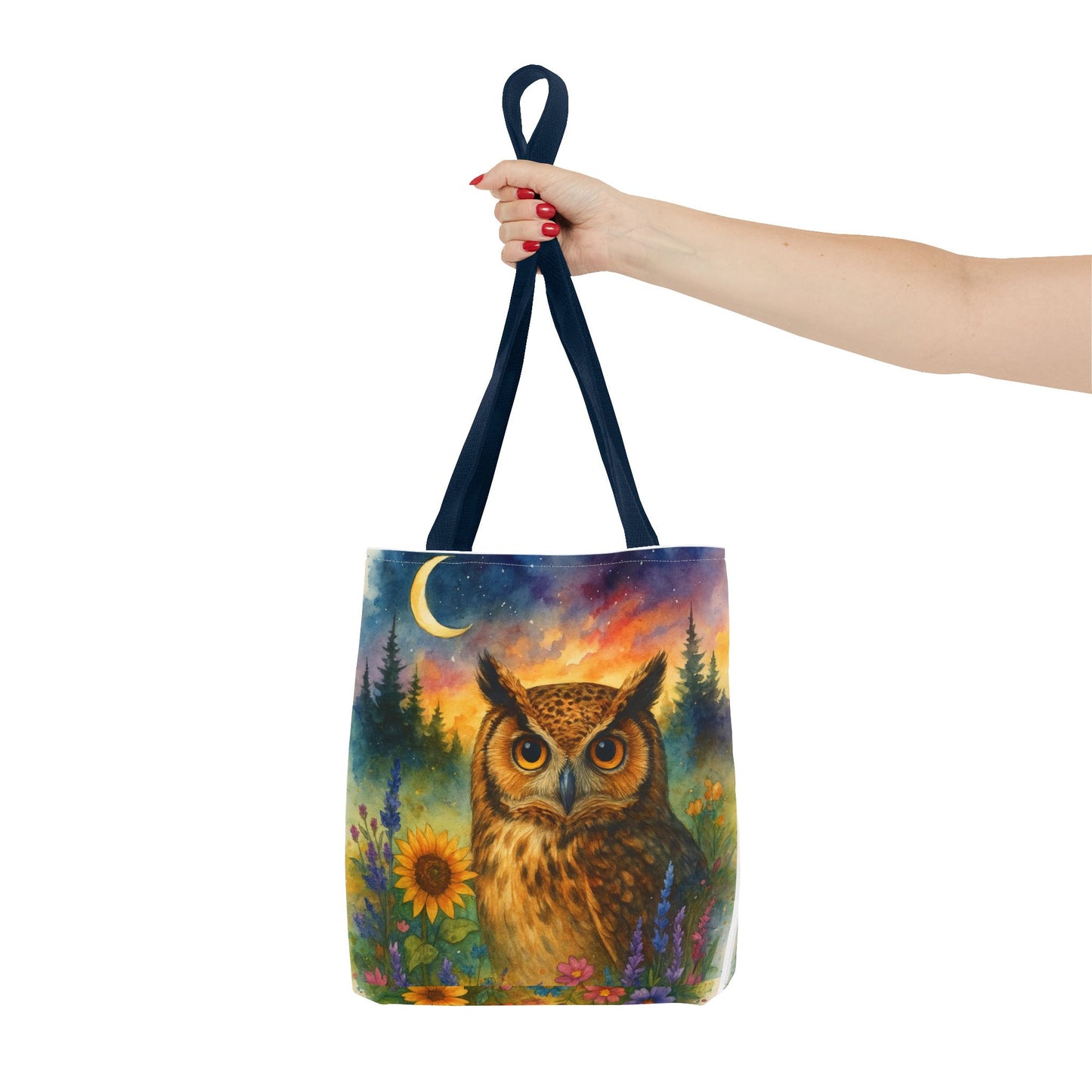 Midnight Wisdom – Owl Tote Bag