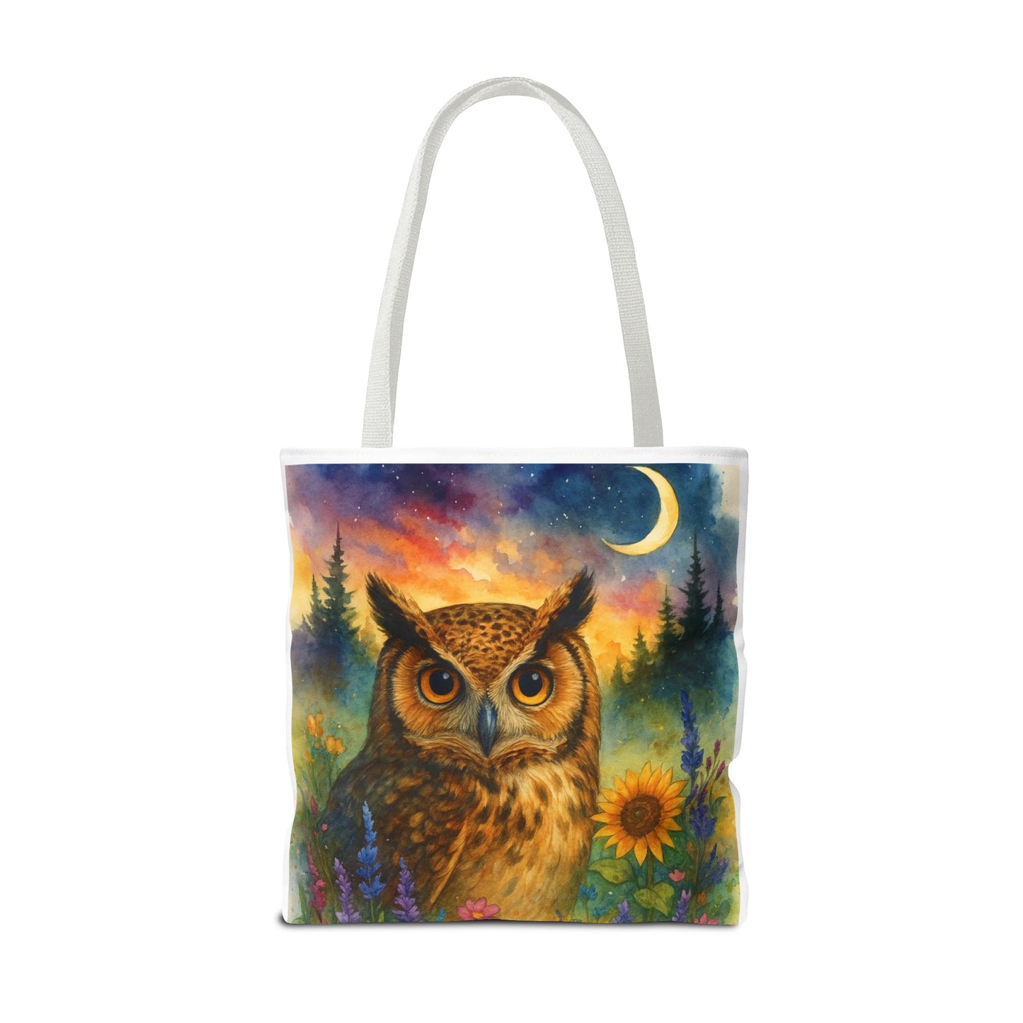 Midnight Wisdom – Owl Tote Bag