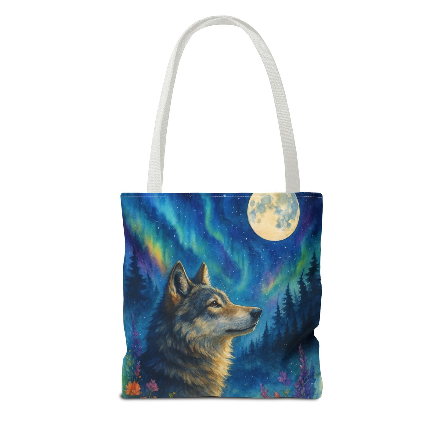 Moonwatcher – Wolf Tote Bag