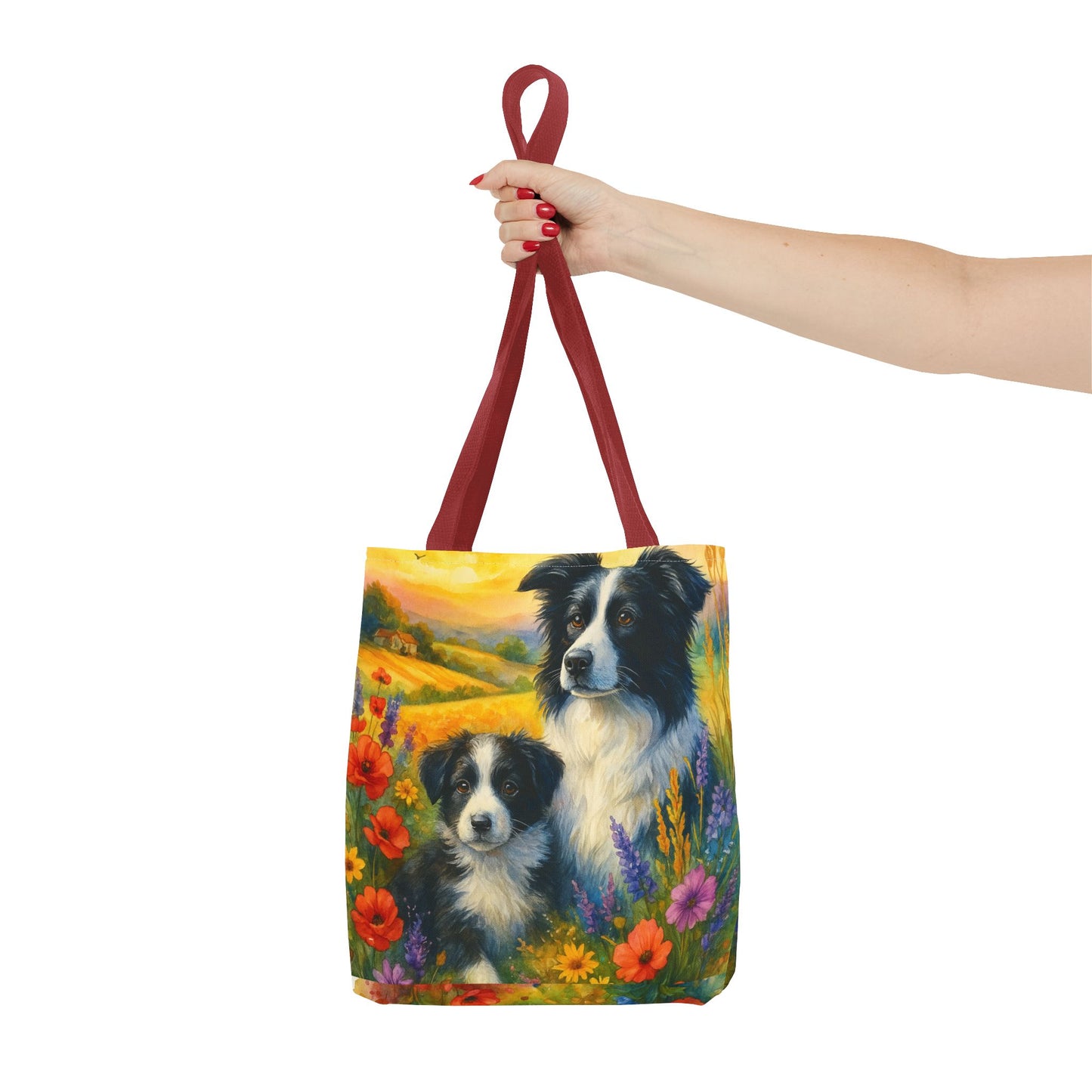 Guardians of the Heart – Border Collie Tote Bag