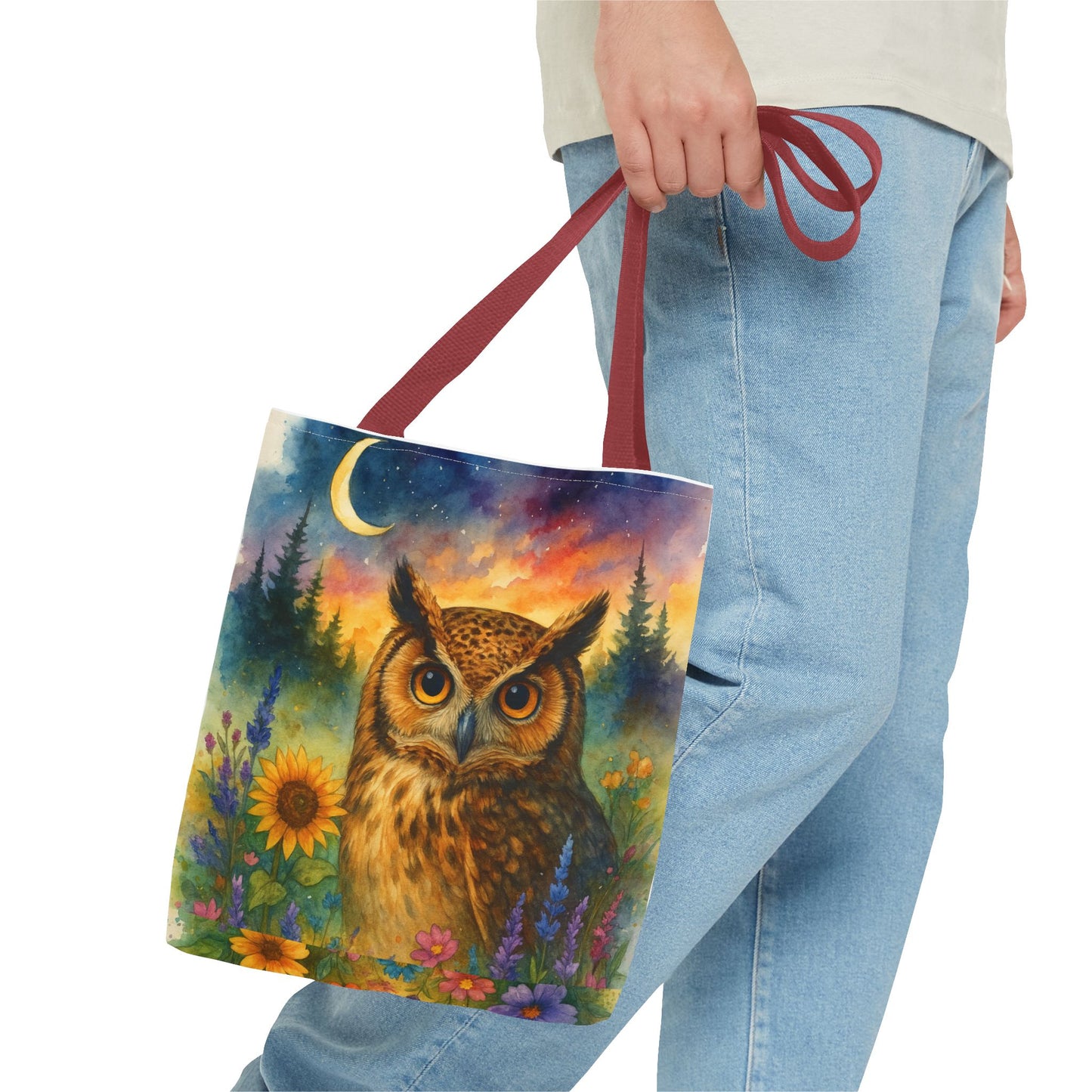 Midnight Wisdom – Owl Tote Bag