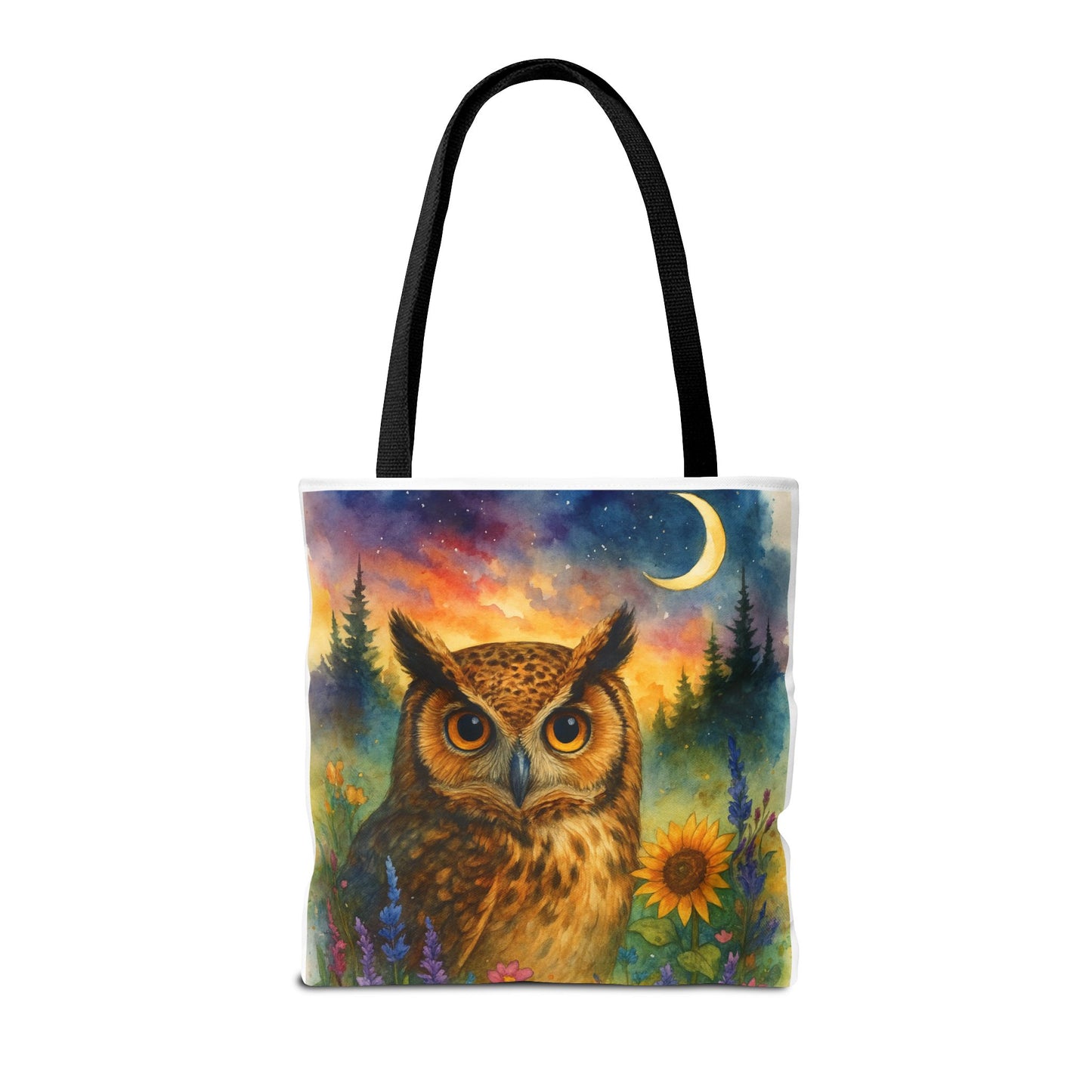 Midnight Wisdom – Owl Tote Bag