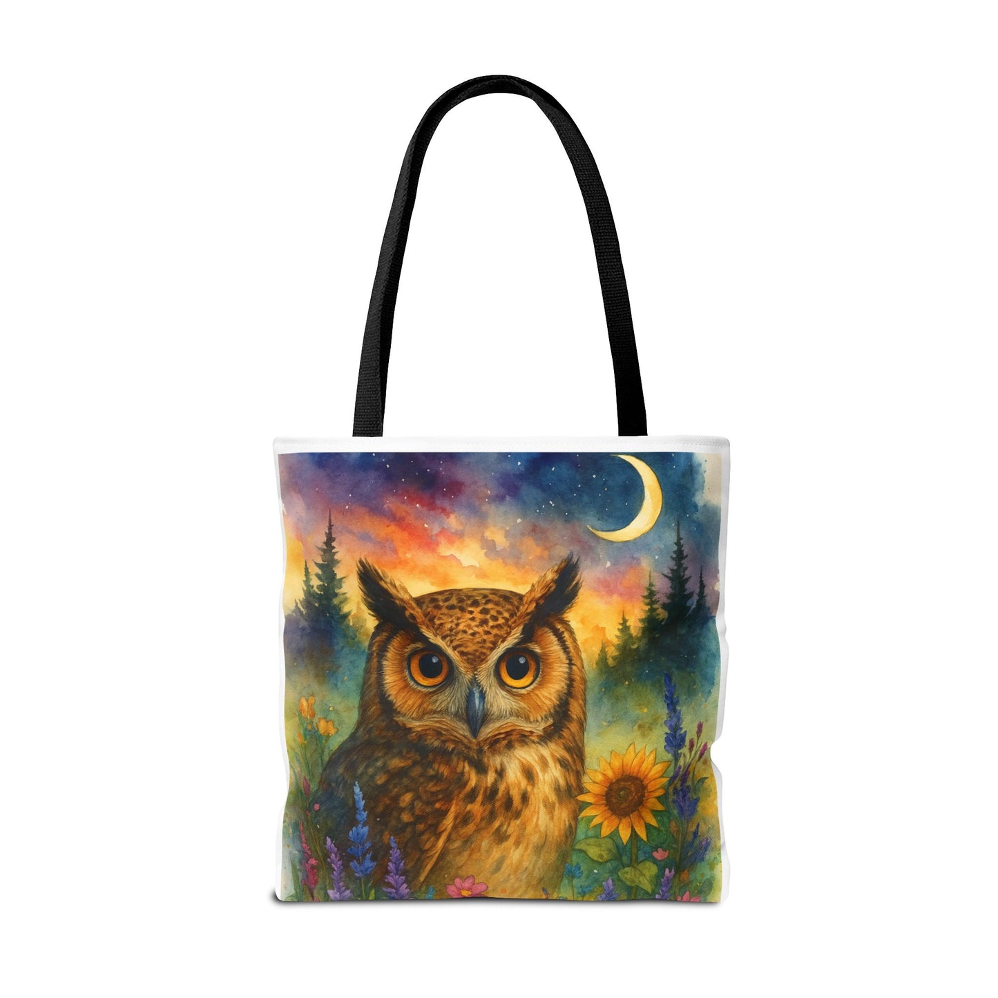 Midnight Wisdom – Owl Tote Bag