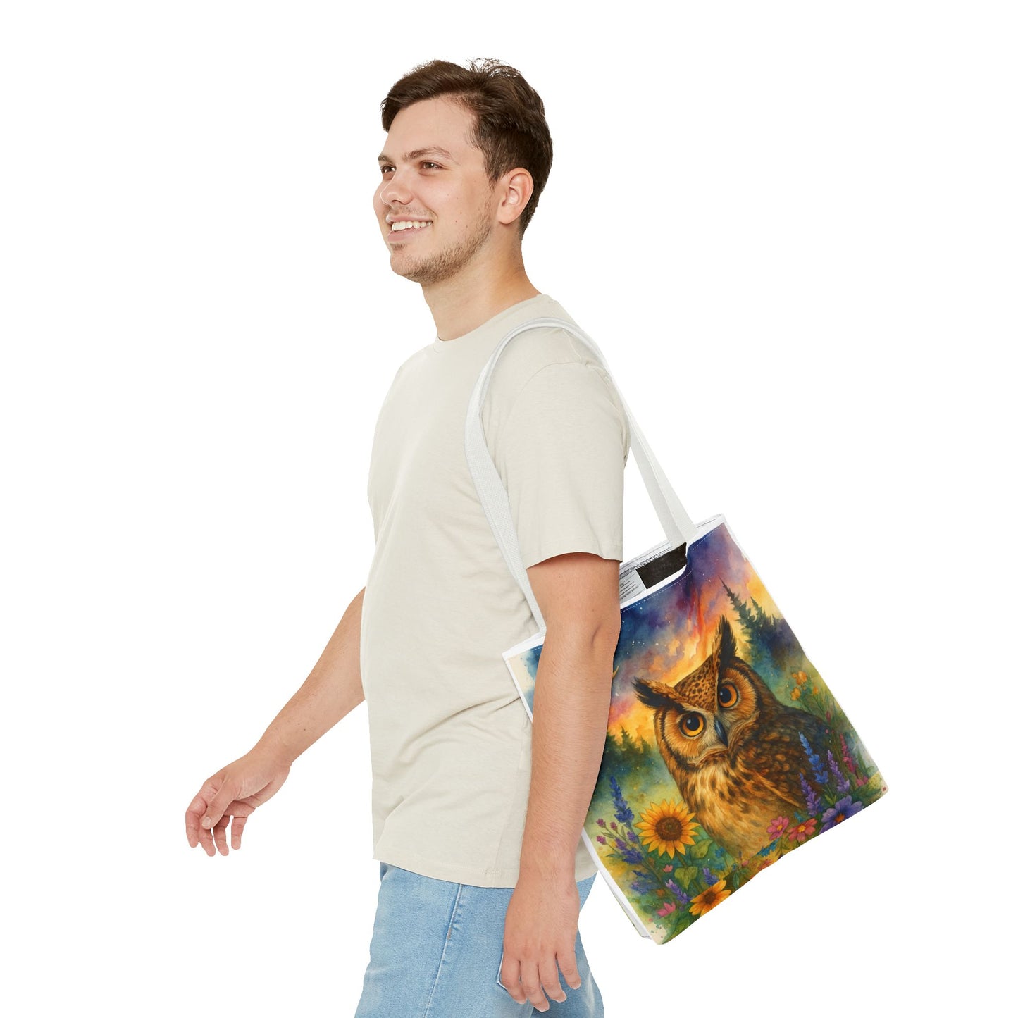 Midnight Wisdom – Owl Tote Bag