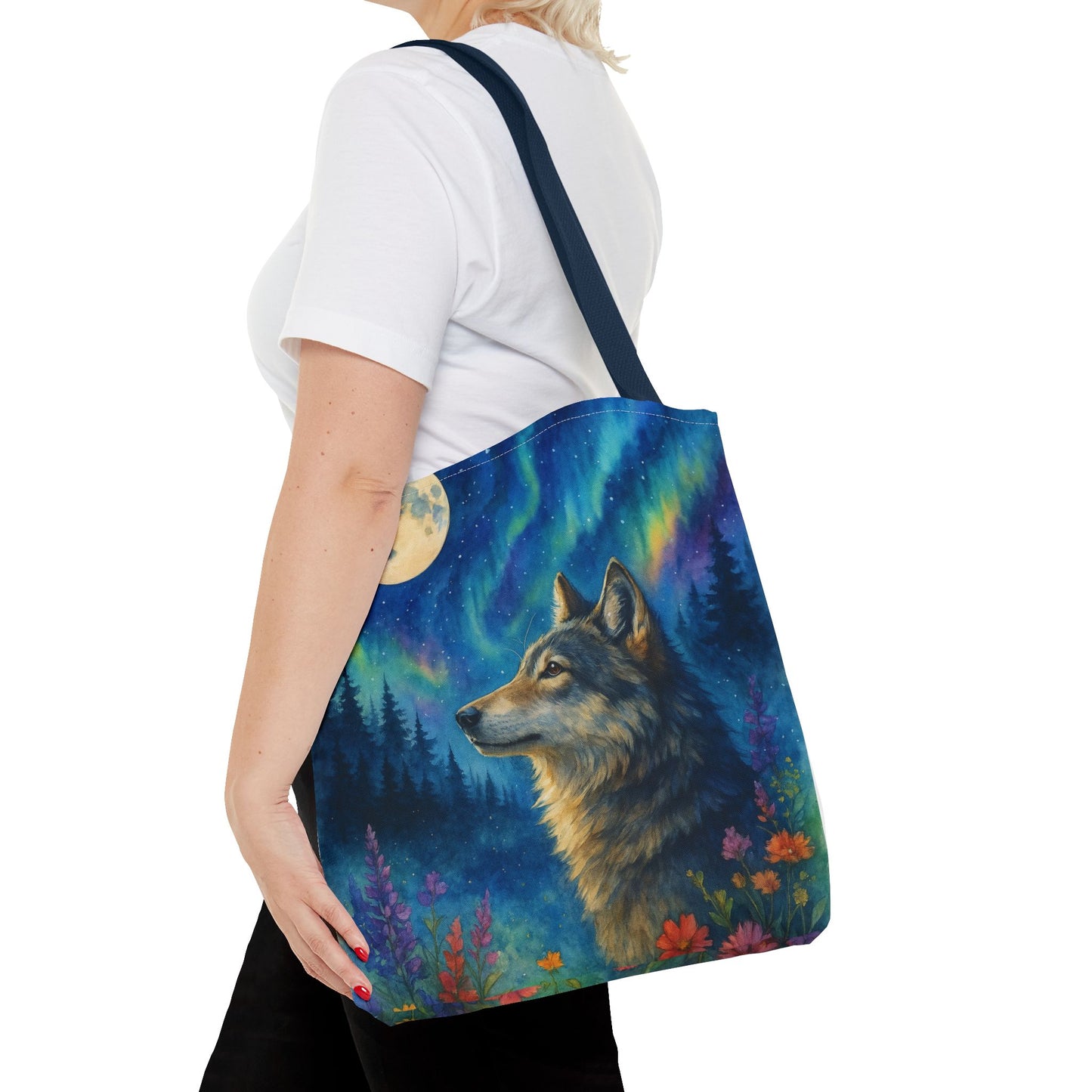 Moonwatcher – Wolf Tote Bag