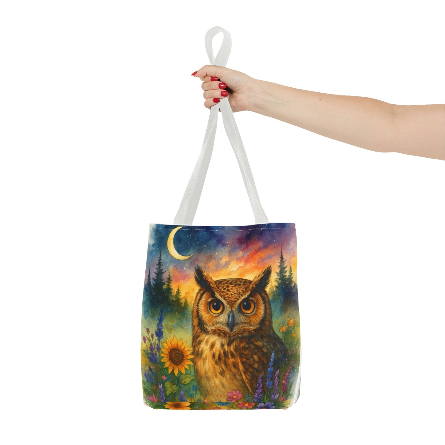 Midnight Wisdom – Owl Tote Bag