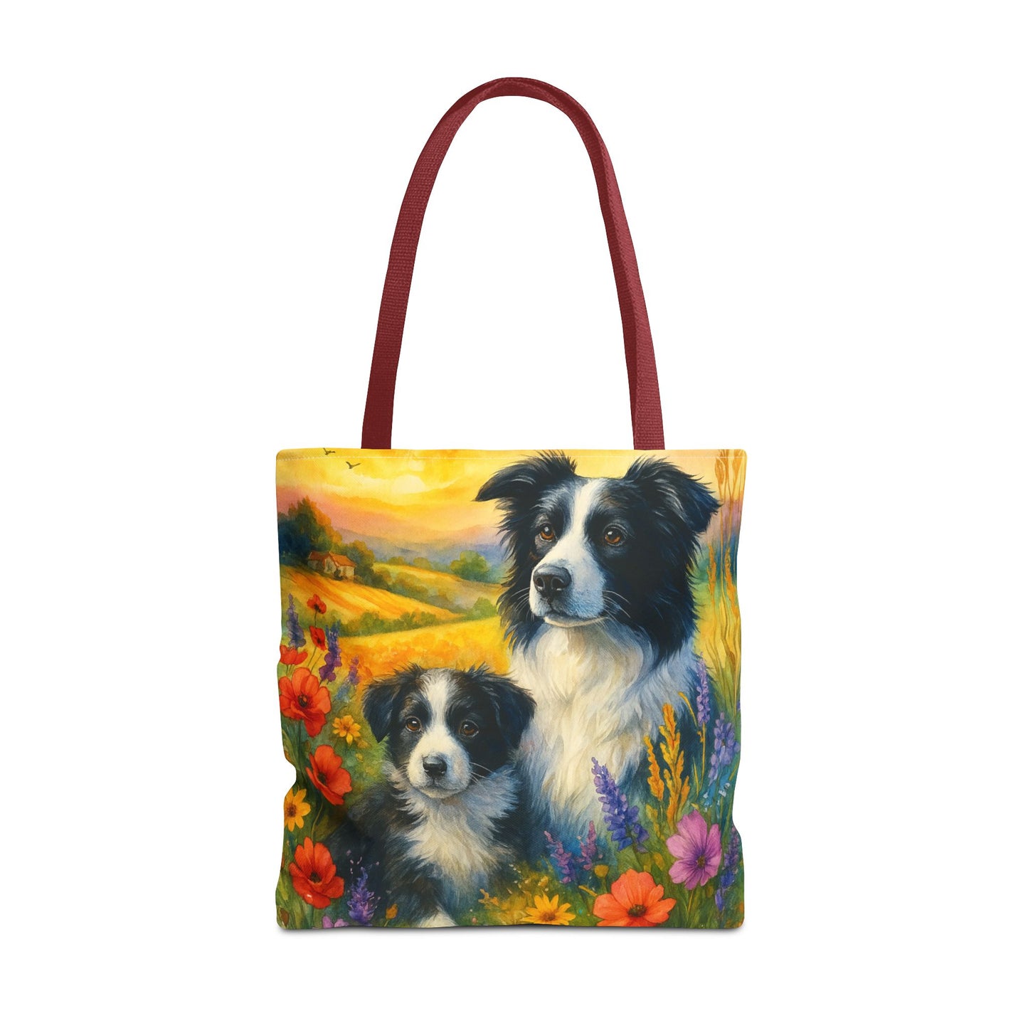 Guardians of the Heart – Border Collie Tote Bag