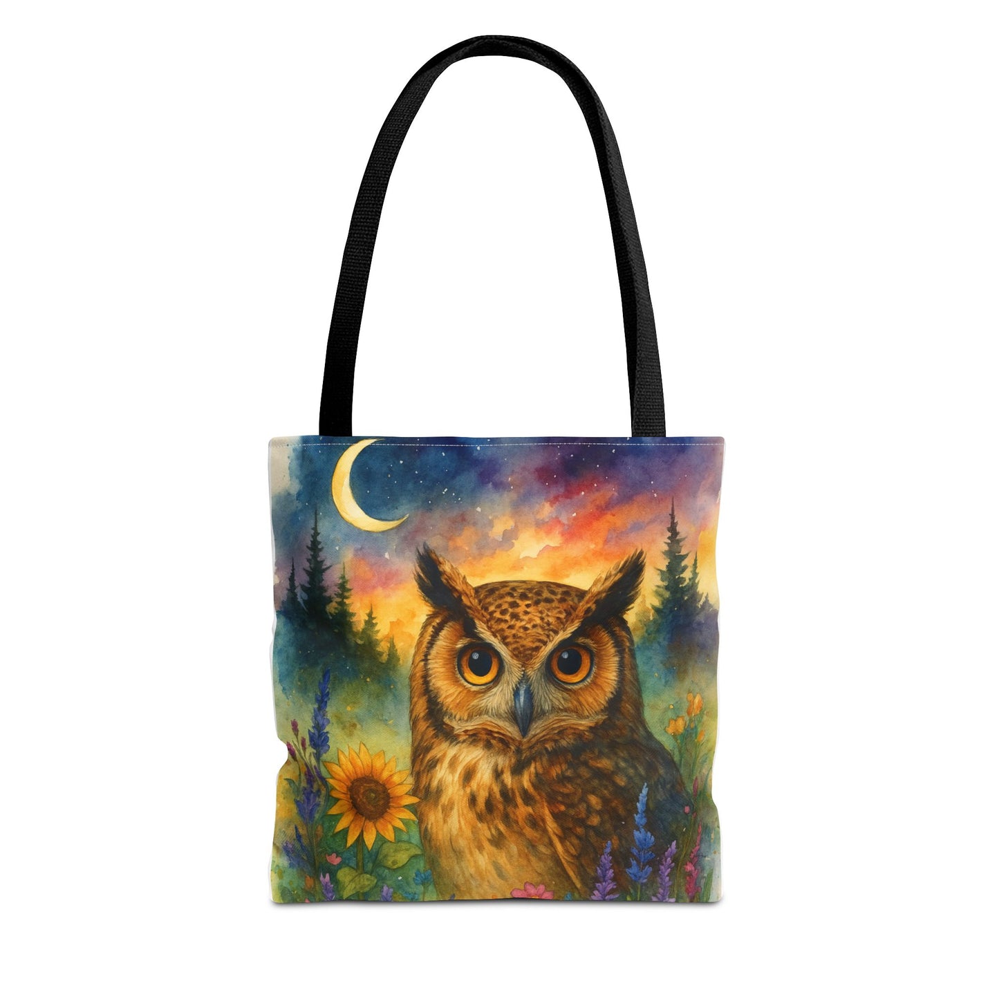 Midnight Wisdom – Owl Tote Bag