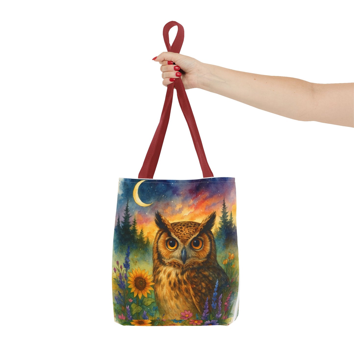 Midnight Wisdom – Owl Tote Bag