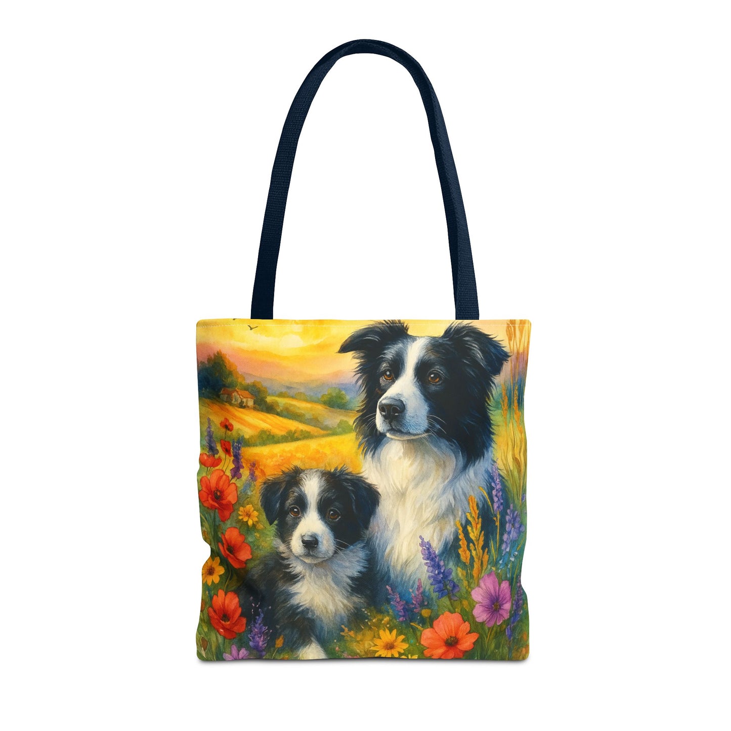 Guardians of the Heart – Border Collie Tote Bag
