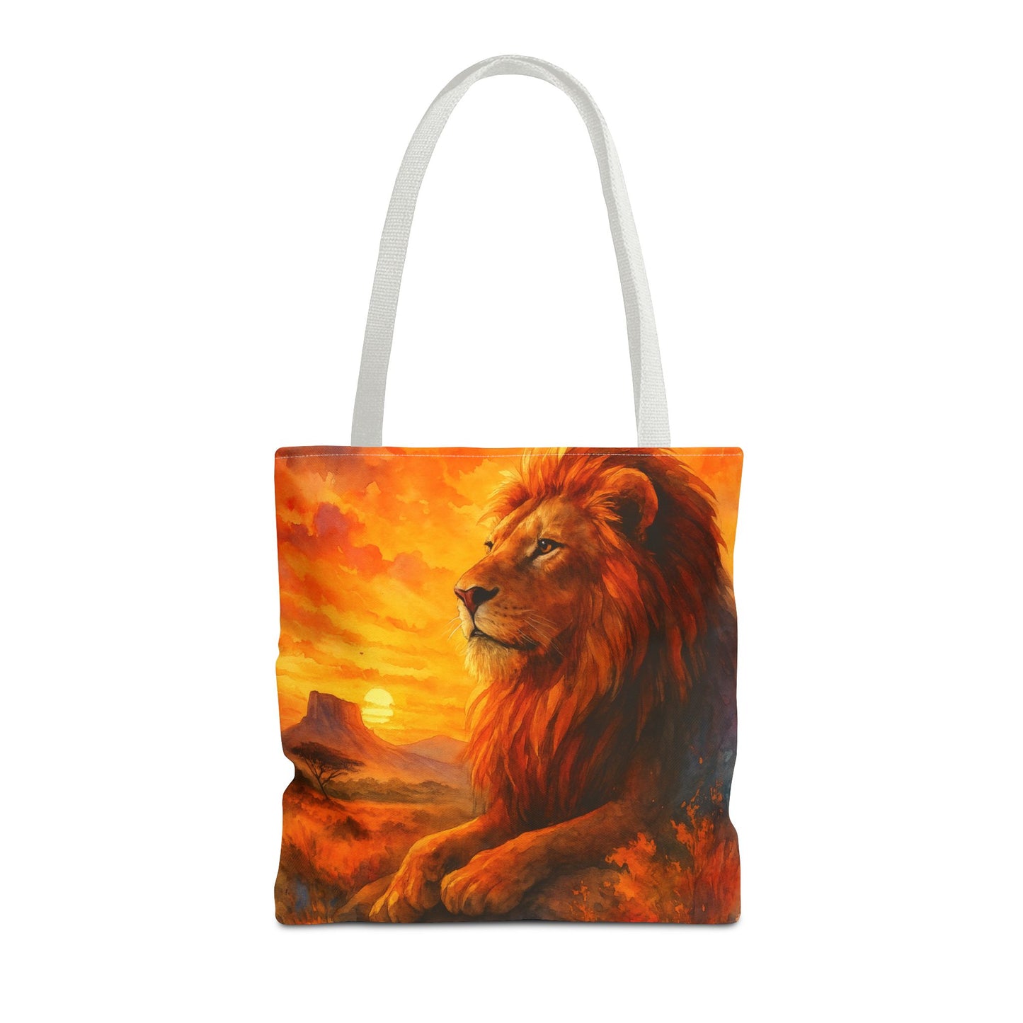 Rise with Courage – Lion Tote Bag