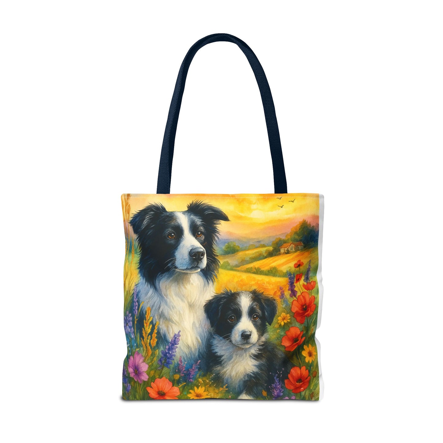Guardians of the Heart – Border Collie Tote Bag