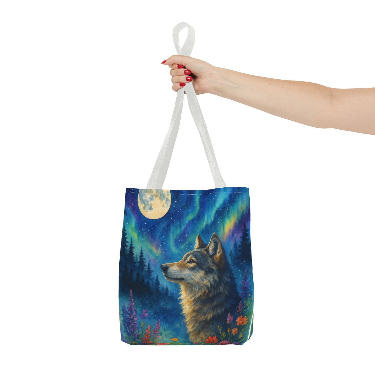 Moonwatcher – Wolf Tote Bag