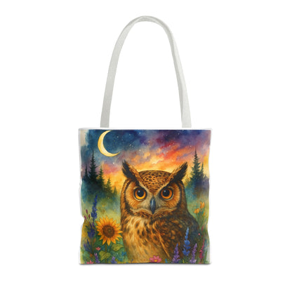Midnight Wisdom – Owl Tote Bag