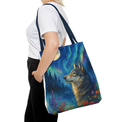 Moonwatcher – Wolf Tote Bag