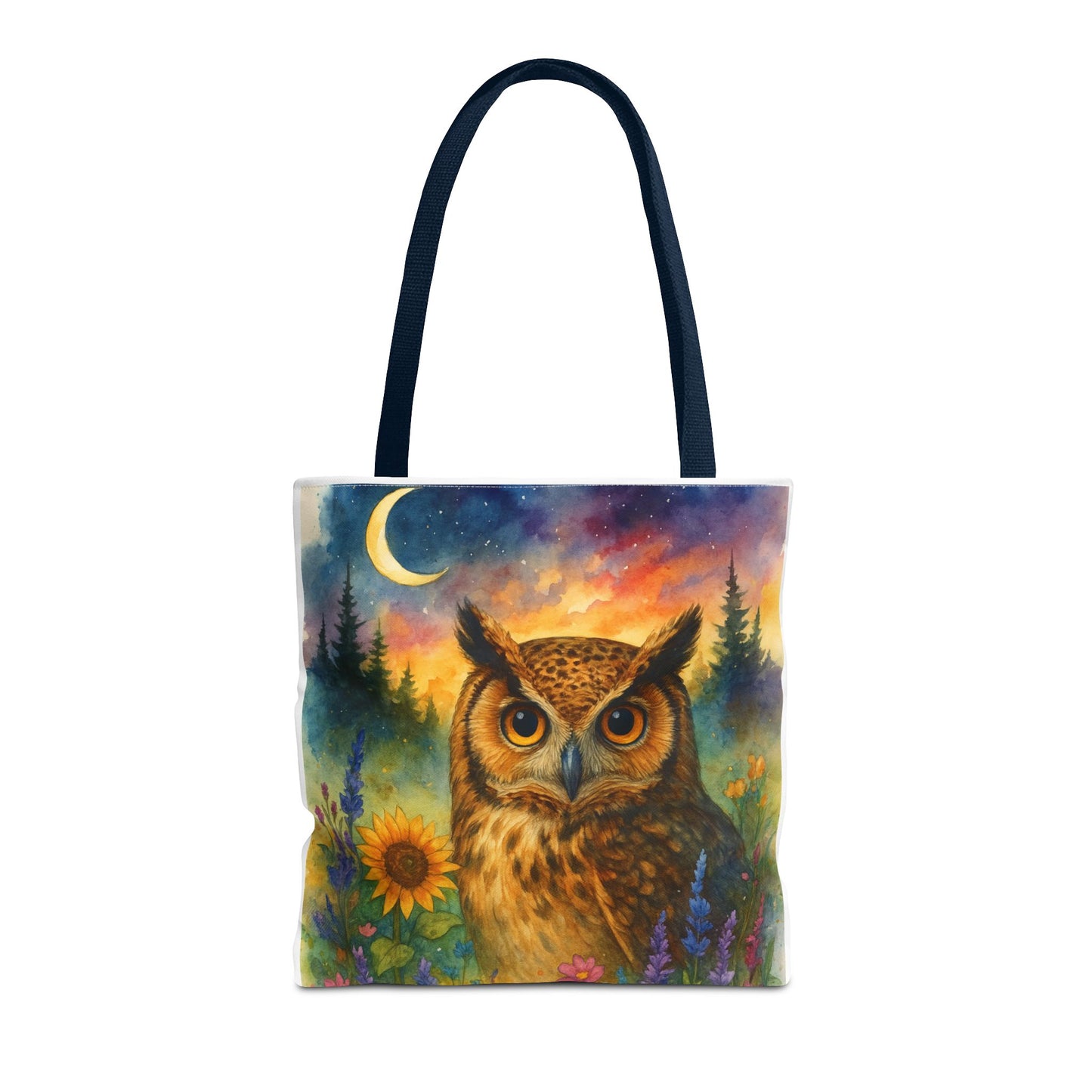 Midnight Wisdom – Owl Tote Bag