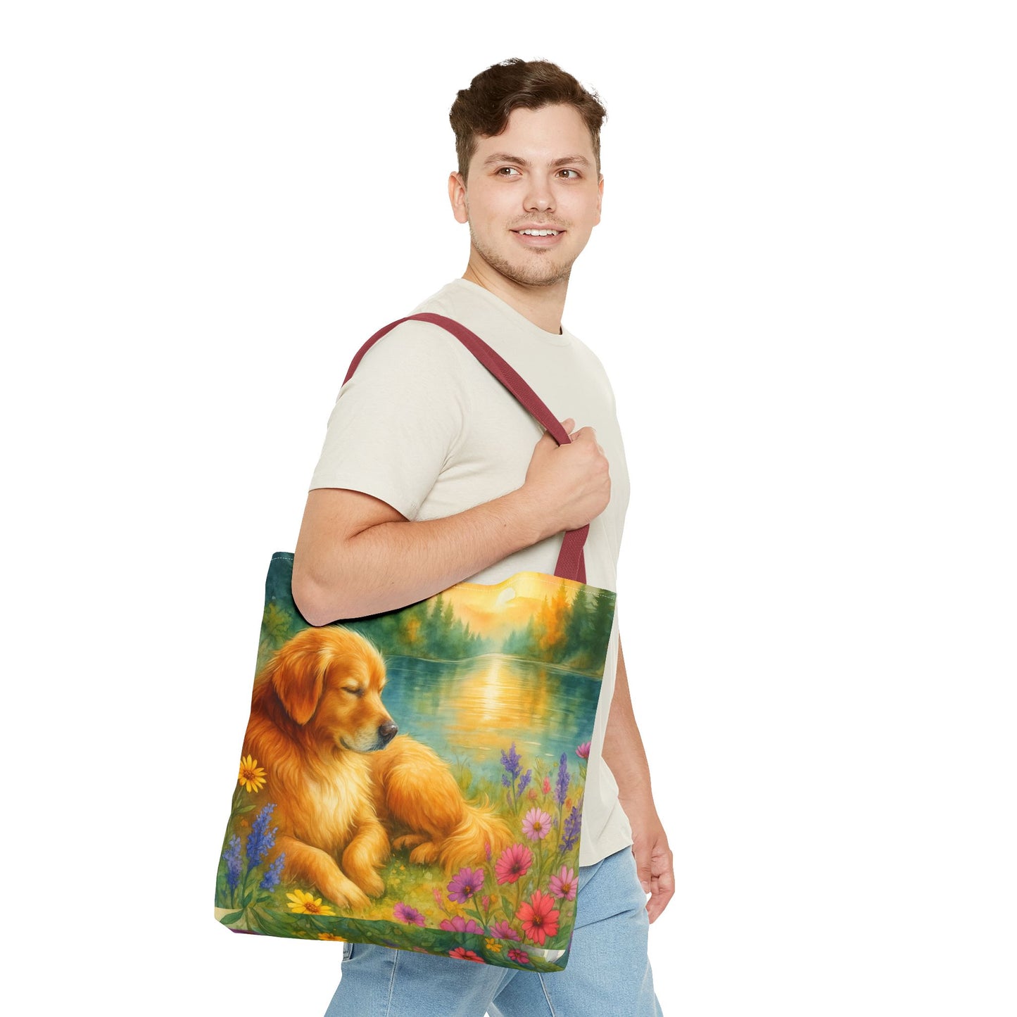 Golden Retriever Tote Bag