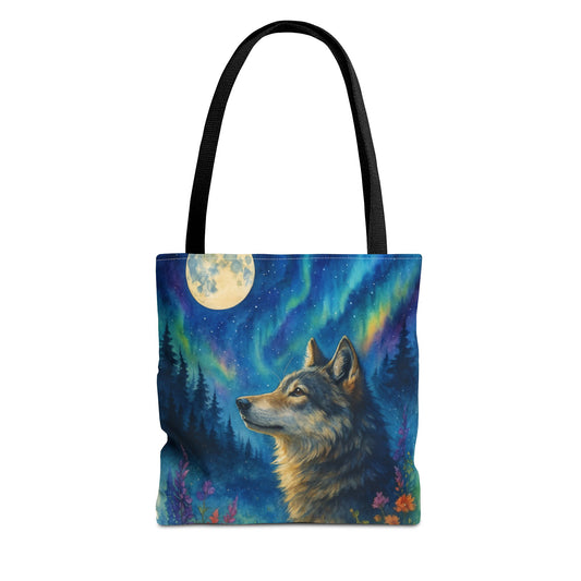 Moonwatcher – Wolf Tote Bag