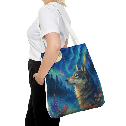 Moonwatcher – Wolf Tote Bag
