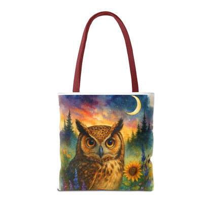 Midnight Wisdom – Owl Tote Bag