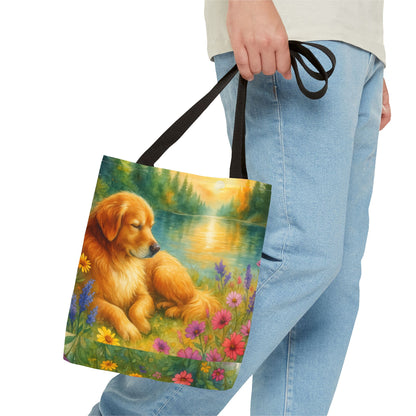 Golden Retriever Tote Bag