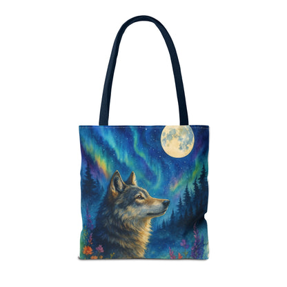 Moonwatcher – Wolf Tote Bag