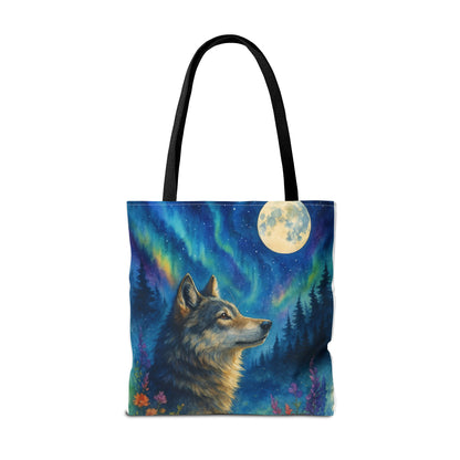 Moonwatcher – Wolf Tote Bag