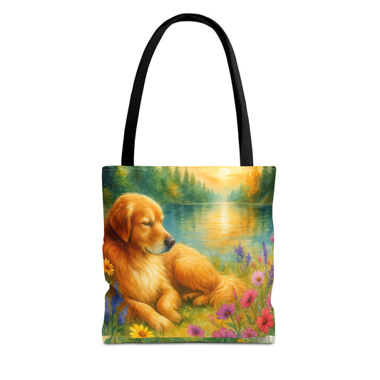 Golden Retriever Tote Bag