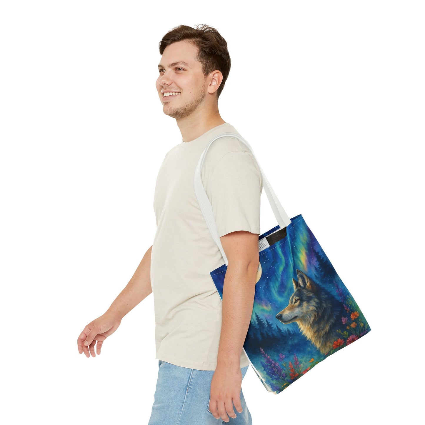 Moonwatcher – Wolf Tote Bag