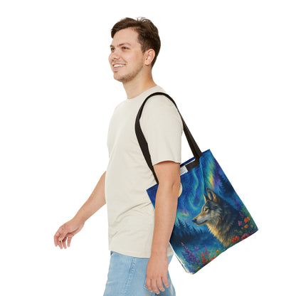 Moonwatcher – Wolf Tote Bag