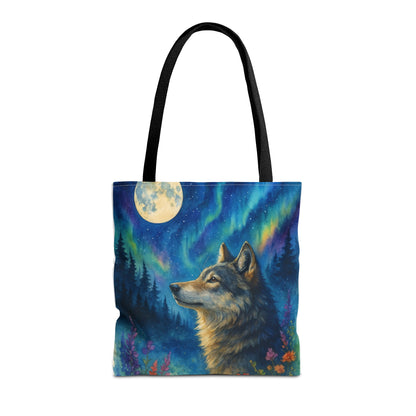Moonwatcher – Wolf Tote Bag