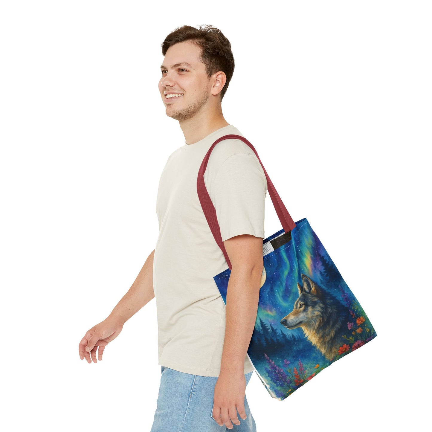 Moonwatcher – Wolf Tote Bag