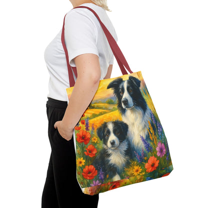Guardians of the Heart – Border Collie Tote Bag