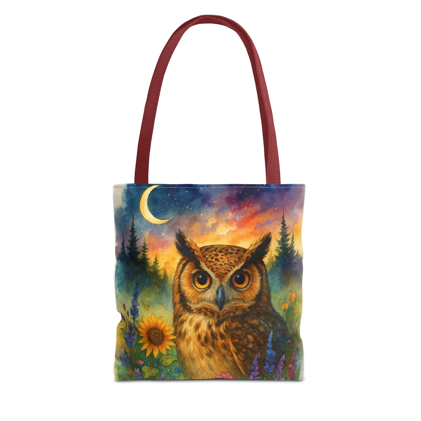 Midnight Wisdom – Owl Tote Bag