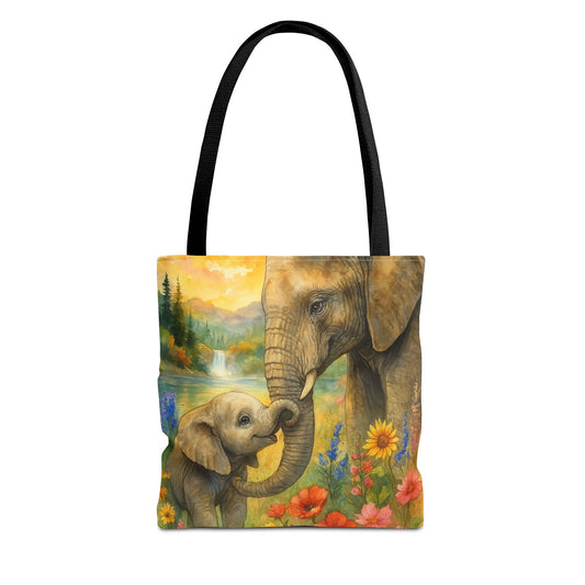 Gentle Giants – Elephant Love Tote Bag