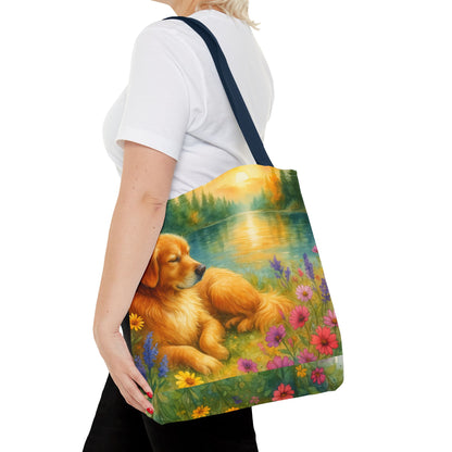 Golden Retriever Tote Bag
